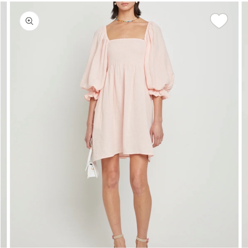 Few Moda “Portia” Mini Dress By Kourt - White Size Xs